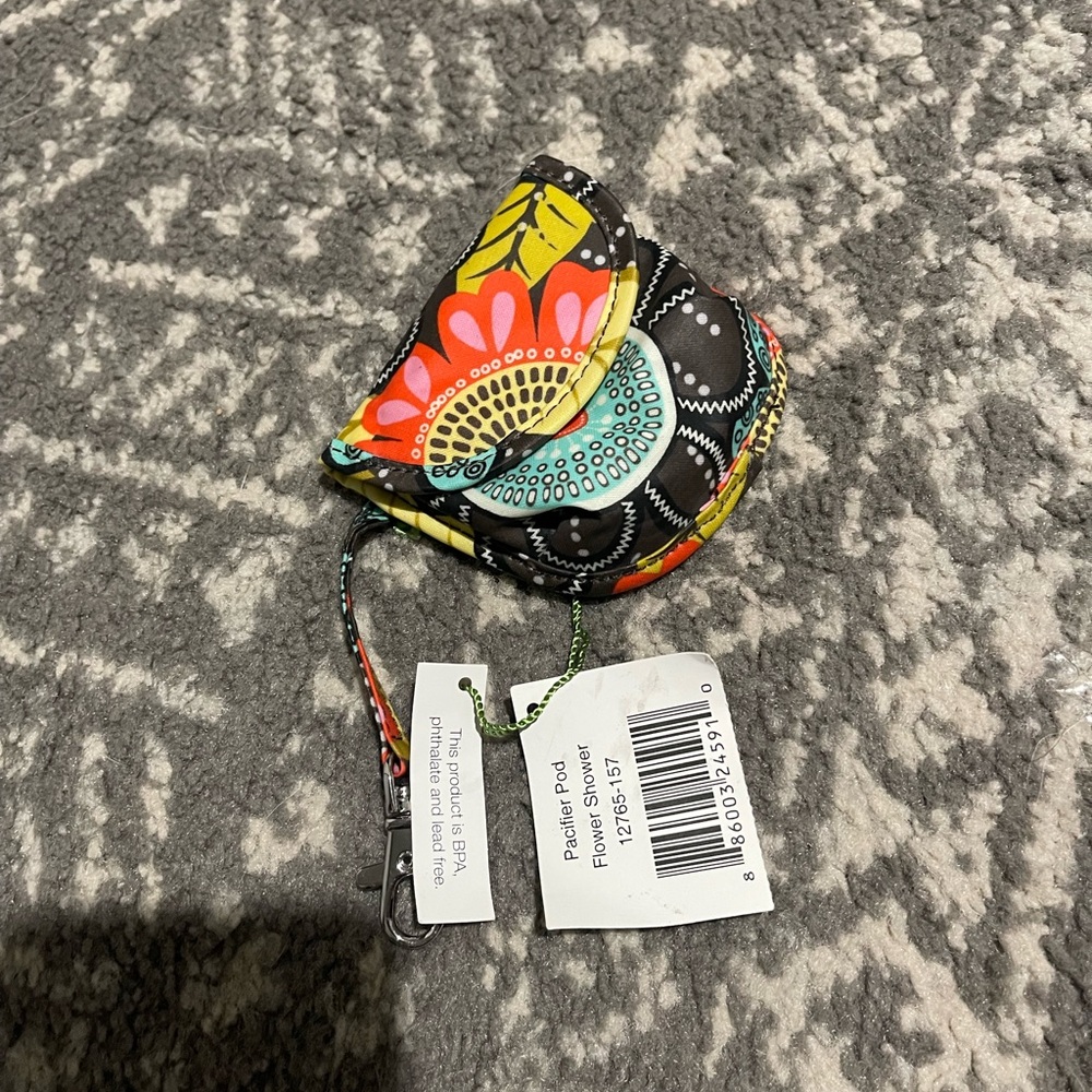 NWT Vera Bradley pacifier holder